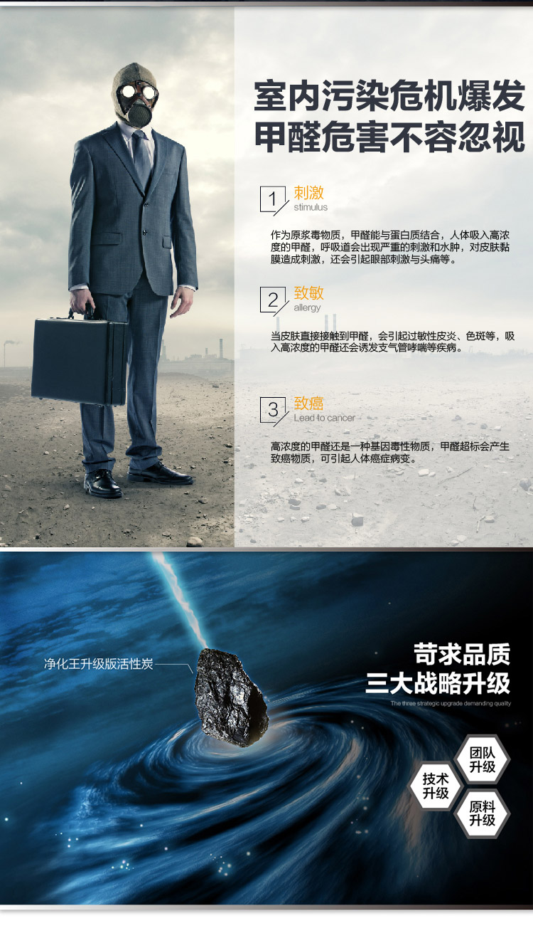 
                                        
                                                                                绿之源 2000g净化王卓越装 除甲醛活性炭家用车用吸去除甲醛清除剂竹炭防潮碳包除味剂送甲醛检测盒2盒                