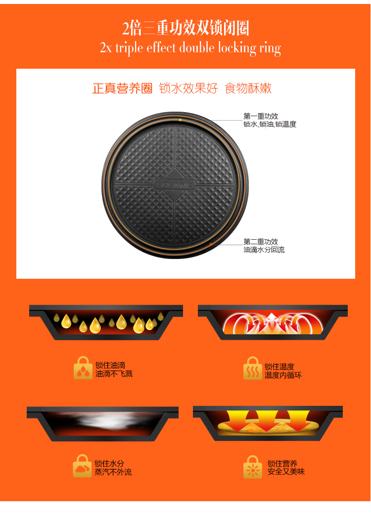 利仁（Liven） LR-303F 电饼铛