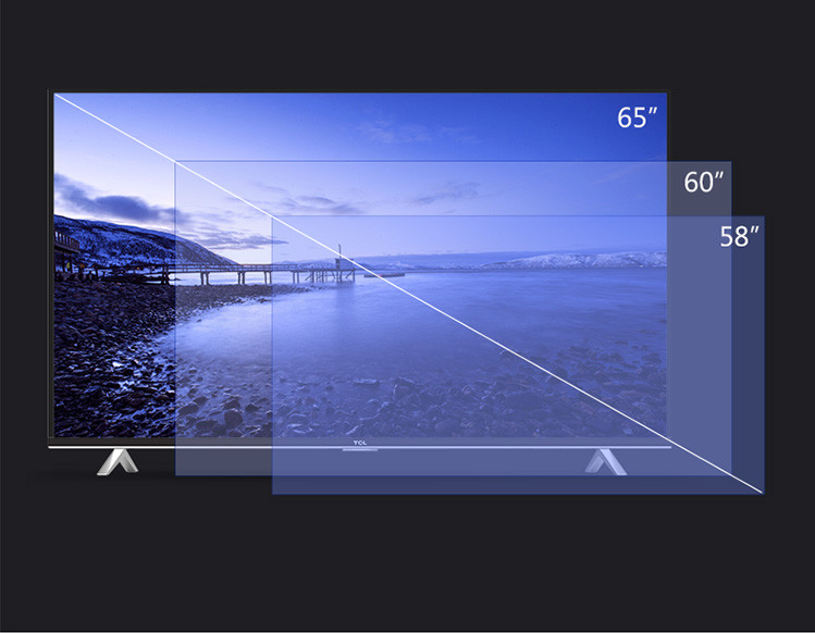 TCL D65F351 65英寸 全高清内置wifi安卓智能LED液晶电视机（珠光黑）