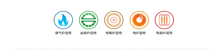 炊大皇32CM钛晶无油烟不粘炒锅CKNT7632C