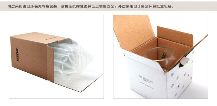 Homix Millefiori无铅水晶玻璃球形鱼缸花瓶 蓝L款
