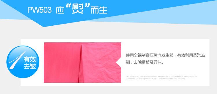 奔腾（POVOS)电熨斗 PW503 家用蒸汽电熨斗无极档位不黏底板