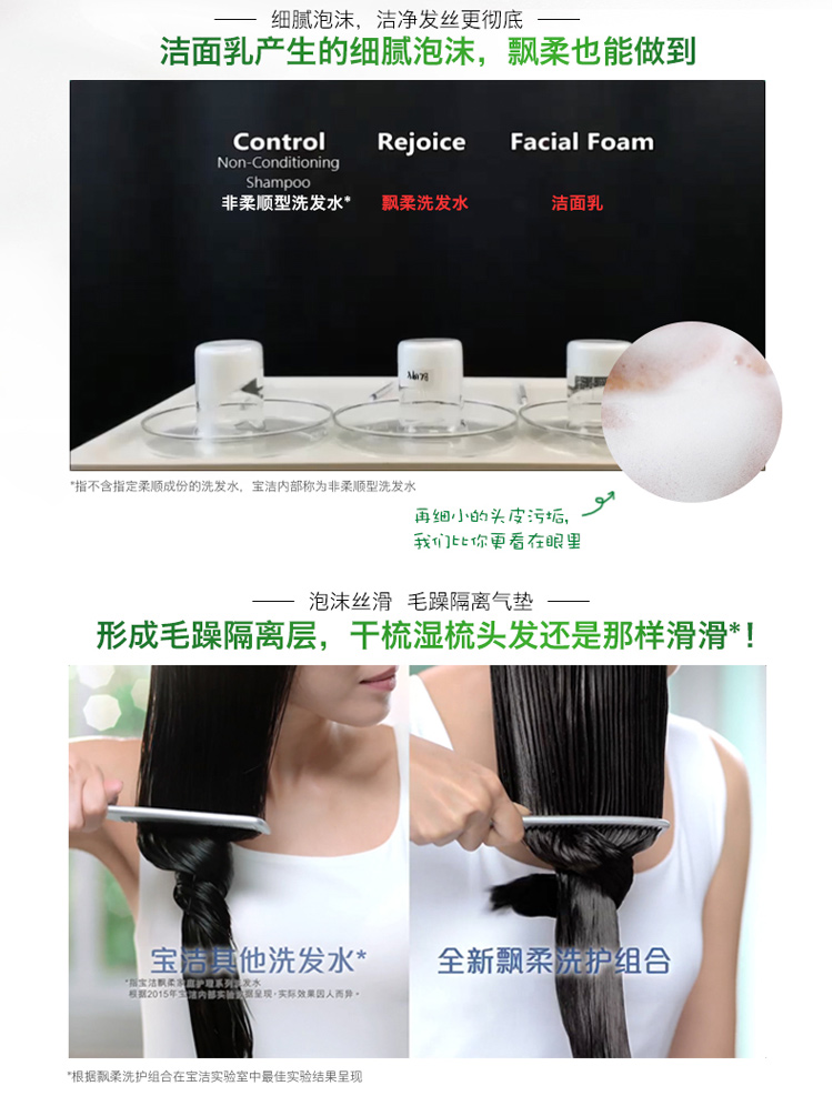 
                                        
                                                            飘柔洗发水精油润养柔顺750ml 染发修护 头发护理（男士女士通用）花香调                