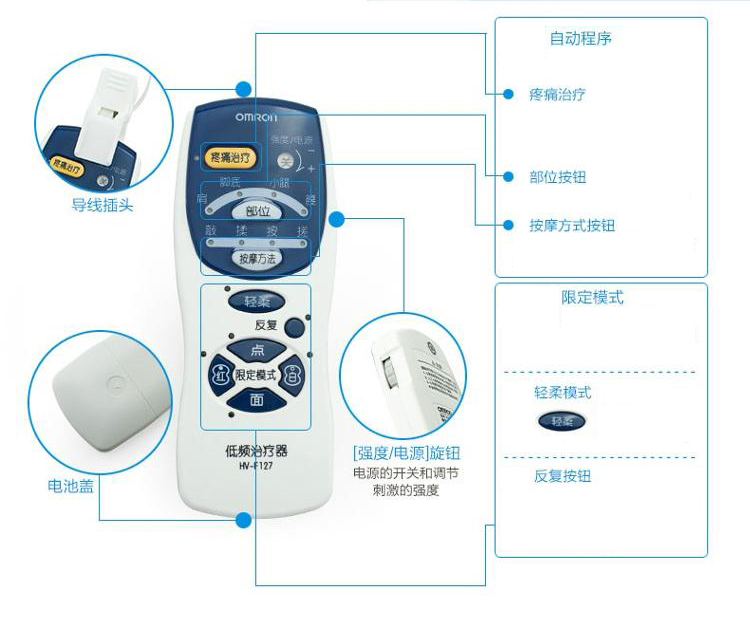 欧姆龙（OMRON） 低频治疗器 HV-F127