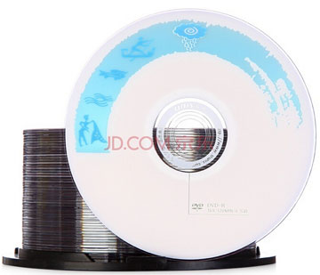 
                                                                                紫光（UNIS）DVD-R光盘/刻录盘 天语系列 16速4.7G 桶装50片                