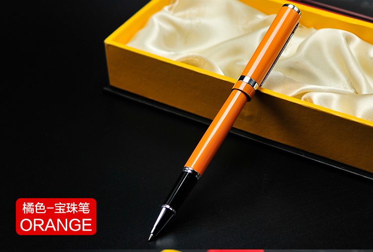 毕加索（pimio）ps-609钢笔 财务笔/墨水笔 宝珠笔/签字笔可选 橙黄铱金笔