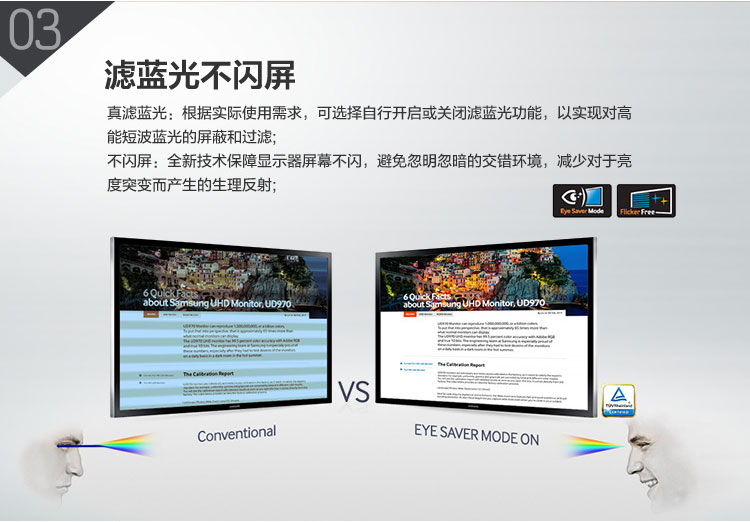 
                                                            三星（SAMSUNG）27英寸广视角 爱眼不闪屏滤蓝光 HDMI全高清接口 液晶电脑显示器（S27E360H）                