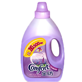 金纺(COMFORT)衣物护理剂 怡神薰衣草 促销装(2L+500ml)(柔顺剂)
