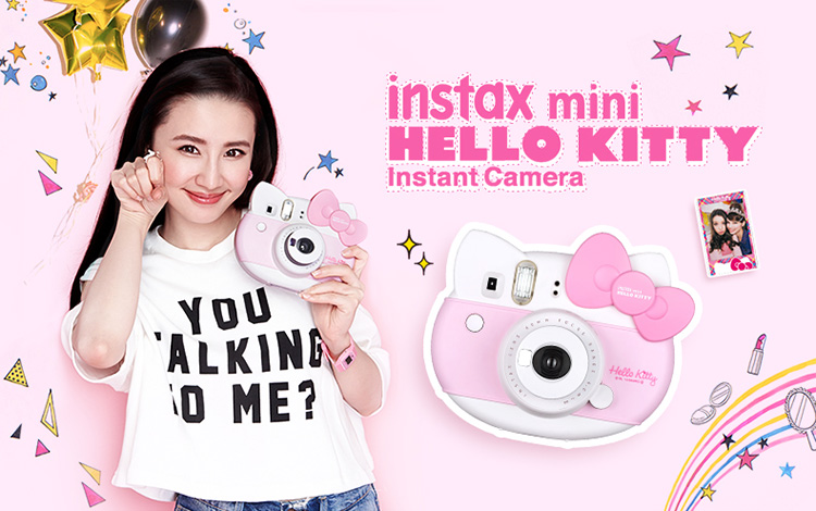 
                                                                                富士instax 立拍立得 一次成像相机 HelloKitty特别定制版相机 粉色                