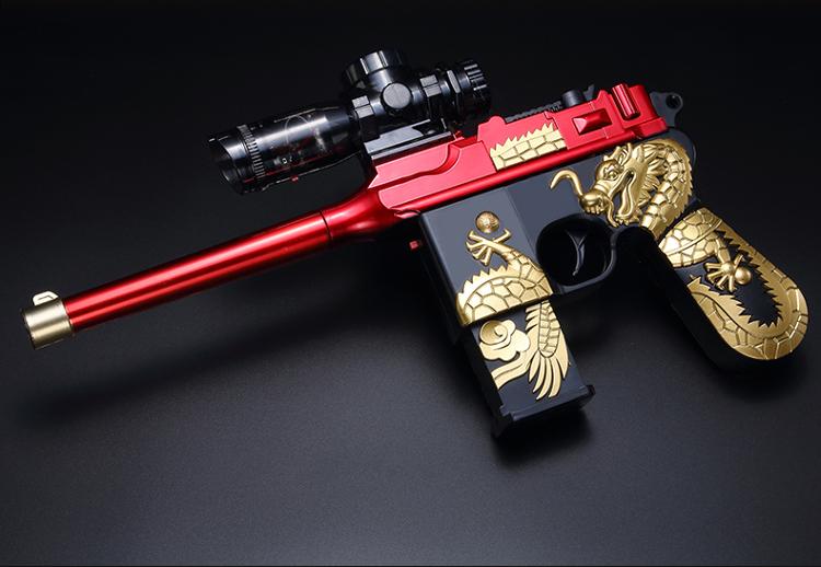 【京东超市】钻龙 zuanlong 毛瑟御龙电动连发水弹枪可连发水弹 充电