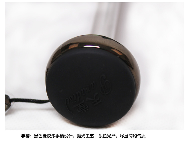 天堂伞 经典条纹黑胶防紫外线五折超轻晴雨伞 湖绿 53001E