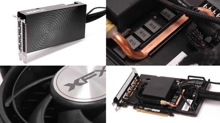 讯景(xfx)r9 fury 4g 4096bit hbm 水冷 1000/500mhz 显卡