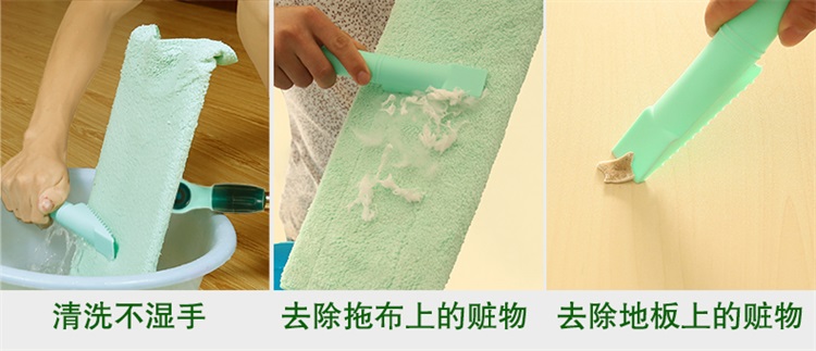 
                                                                                利临 平板大拖把工业用酒店大堂商场尘推大号拖布排拖60cm棉纱不锈钢杆拖把                