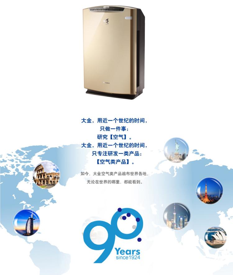 
                                        
                                                            大金（DAIKIN）空气净化器家用加强型 KJ421F-N01(MC71NV2C-W) 白色                