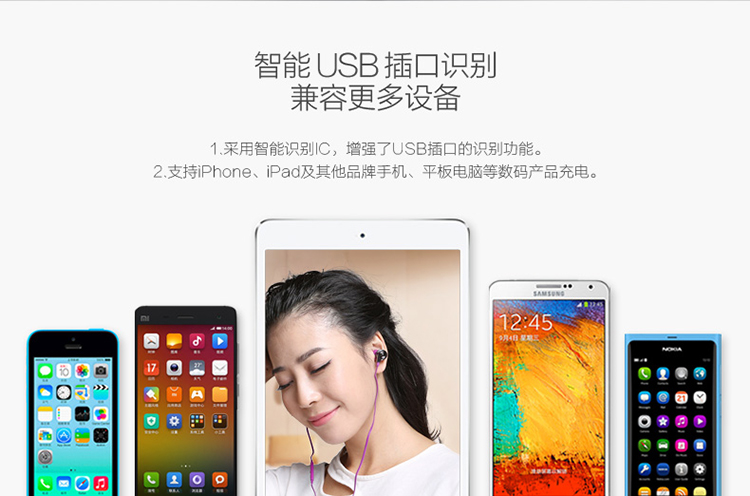 
                                        品胜 LCD电库 15000毫安移动电源/充电宝 双USB输出 液晶数显 白色 适用于苹果/安卓手机/平板等                