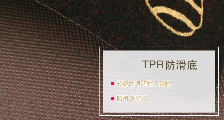 
                                        
                                        青苇 防滑脚垫入户地垫门垫 加厚加密700克 鞋子黑色 50*80cm                