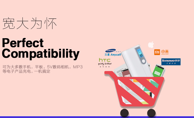 aigo 10000毫安 移动电源/充电宝 聚合物 双USB输出 L100 缘份版