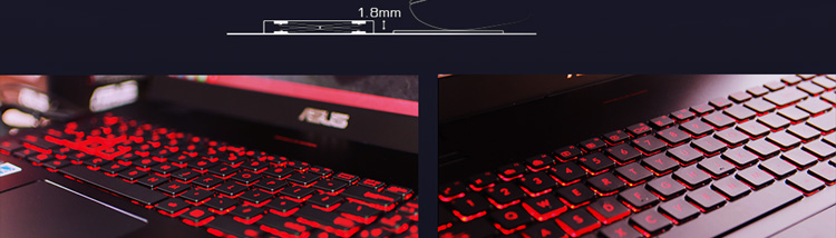 
                                        华硕(ASUS) 飞行堡垒典藏版FX-plus 15.6英寸游戏本(i7-4720HQ 8G 128GSSD+1TB GTX950M 4G独显 FHD)                