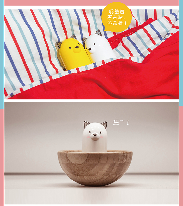 
                                        
                                                            亿觅（emie）萨摩白 卡通便携充电 迷你充电宝 创意礼物生日 移动电源 小巧可爱送女友送闺蜜                
