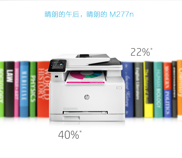 
                                        惠普（HP）Color LaserJet Pro MFP M277n 彩色激光多功能一体机（升级型号为M281fdn）                