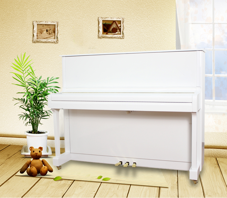 【京东超市】星海xinghai 钢琴 白色立式b-120ls型钢琴含钢琴凳