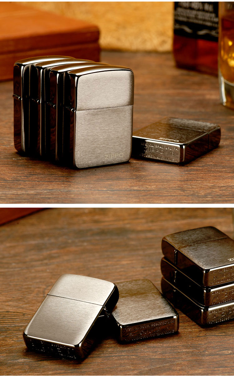 之宝(zippo)打火机 24485 1941黑冰标志