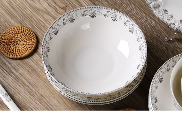 【韵唐北欧风情 8寸汤碗 大汤勺】韵唐 北欧风情 8英寸 汤碗面碗菜碗