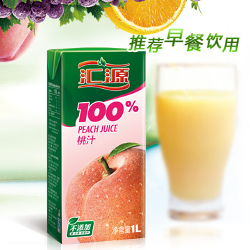汇源100%桃果汁1l*6盒 便携装_饮料_饮料冲调_食品酒类,生鲜特产_网创