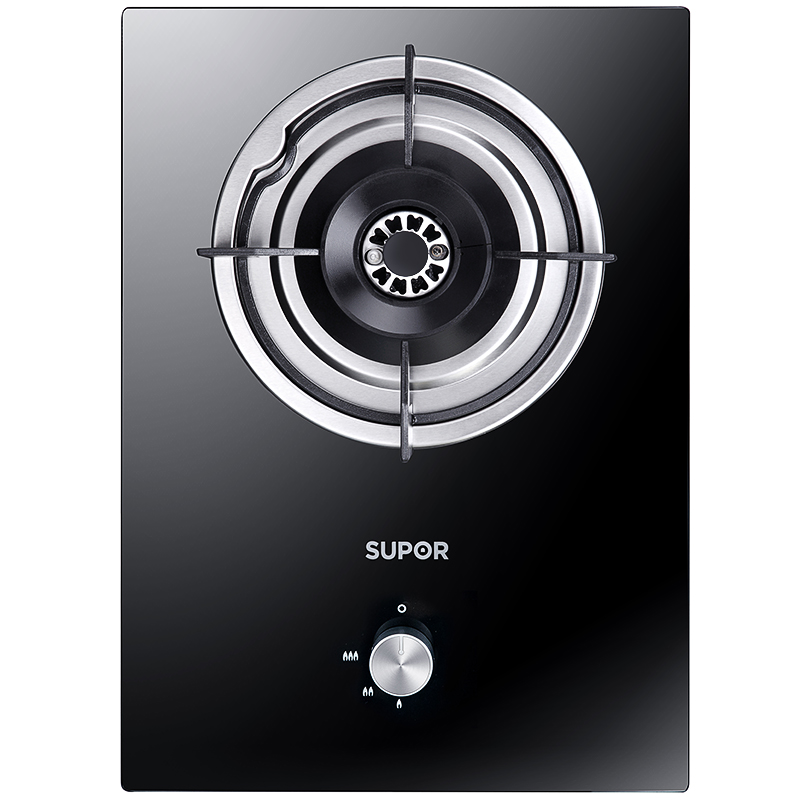 苏泊尔(supor)钢化玻璃燃气灶单灶具 单眼灶嵌入式 煤气灶台嵌两用