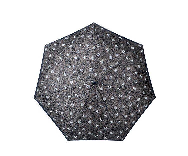 knirps克尼普斯德国伞手动折叠伞四折伞女士晴雨伞户外防雨伞柚木棕89