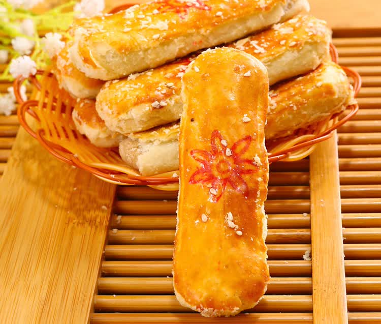 雪晴 传统糕点 饼干零食 老北京牛舌饼 360g/袋