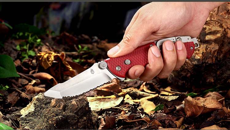 戈博gerber 户外装备军用刀户外刀工具折叠刀生存刀求生刀22-41534