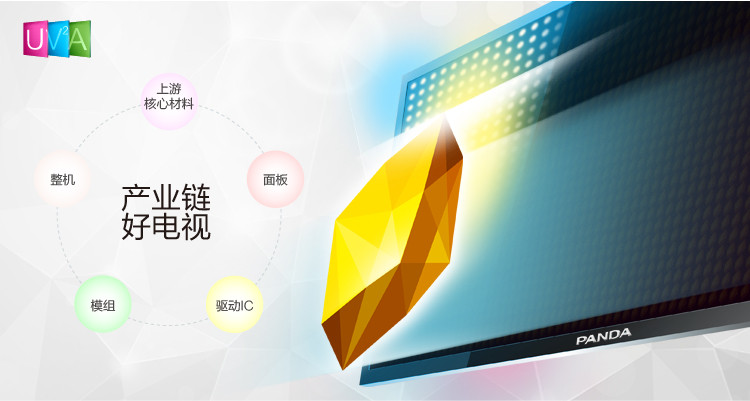 熊猫（PANDA）LE32D60S U派32英寸 安卓4.4+六核智能云电视（黑色）