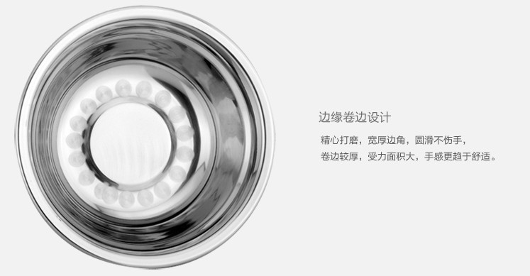 华格莱（HUAGELAI）汤盆 加厚汤盆四件套（18cm、20cm、22cm、24cm）