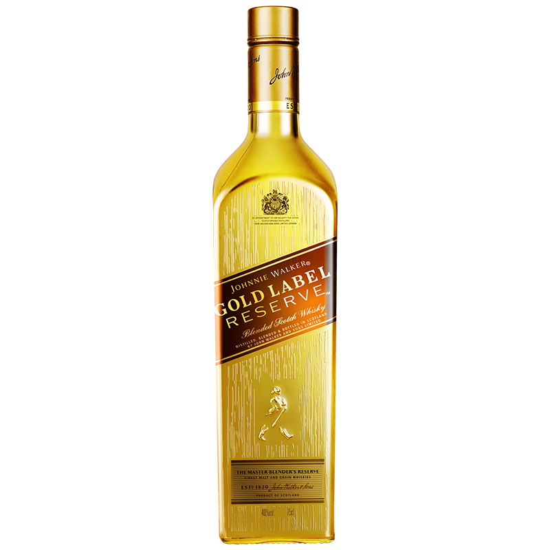 尊尼获加(johnnie walker)洋酒 威士忌 金方 金牌 调配型苏格兰威士忌
