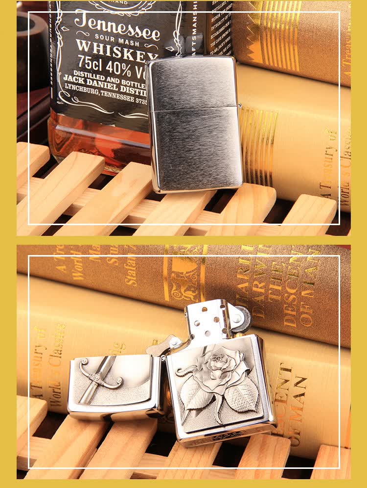 之宝(zippo)打火机心与玫瑰 2.004.311