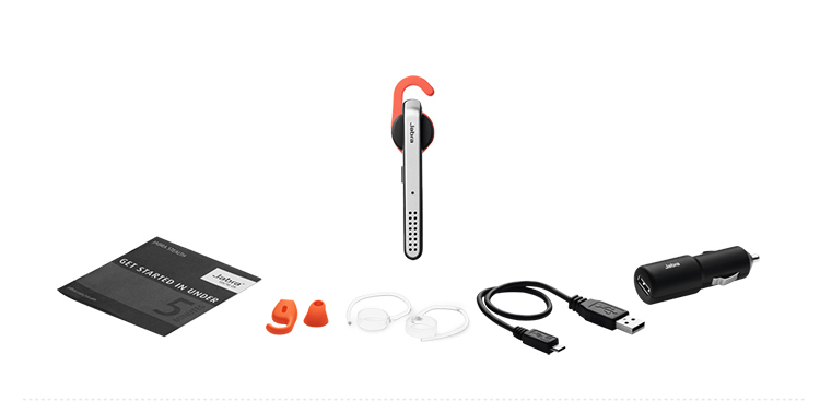 
                                        捷波朗（Jabra）Stealth/超凡3 商务无线手机蓝牙耳机 银色                