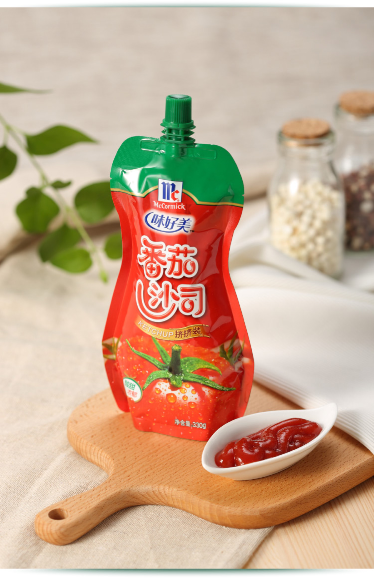 味好美(mccormick) 番茄沙司挤挤装 330g_超级惠
