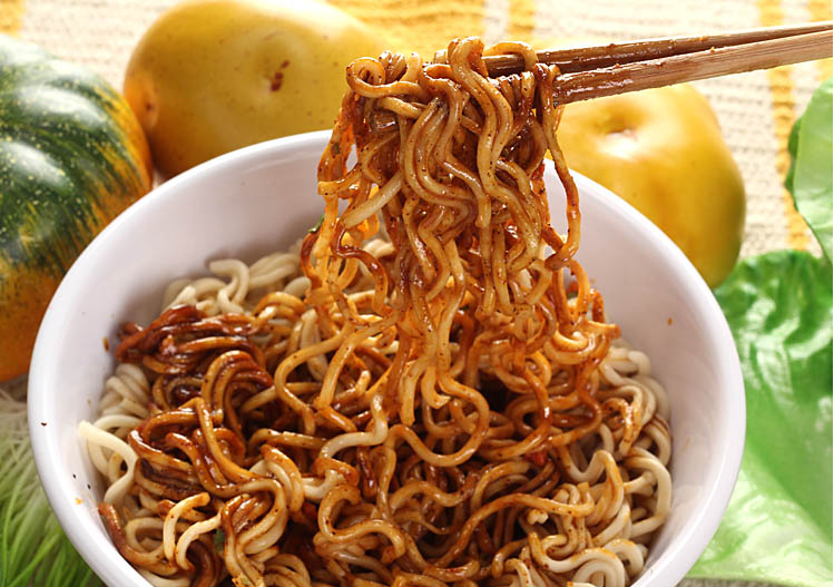 大汉口 热干面 麻辣味 408g 四连包