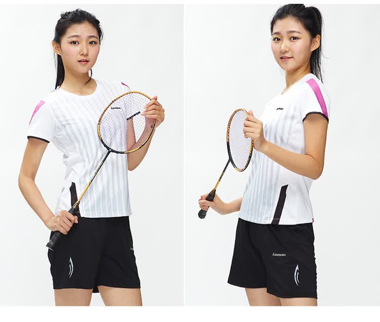 KAWASAKI Badminton Shorts, Unisex Casual Sports Shorts for Men And Women, Breathable Sweat-Wicking Black YMB-181 4XL 6
