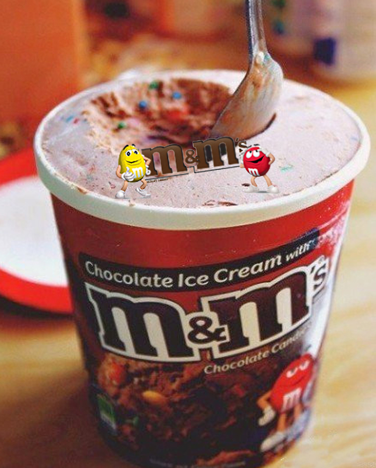 m&ms冰激凌 473ml×2