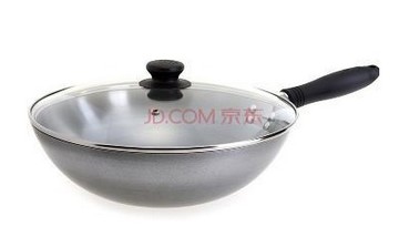 【京东超市】苏泊尔32cm玻盖超级精铁锅FC32P2