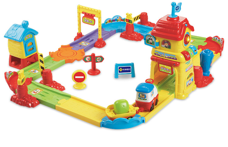 【京东超市】伟易达vtech 神奇轨道车火车站 男孩电动玩具小火车儿童