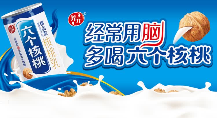 240ml*12 植物蛋白饮料 主体 品牌 六个核桃 配料 水,核桃仁,食用盐