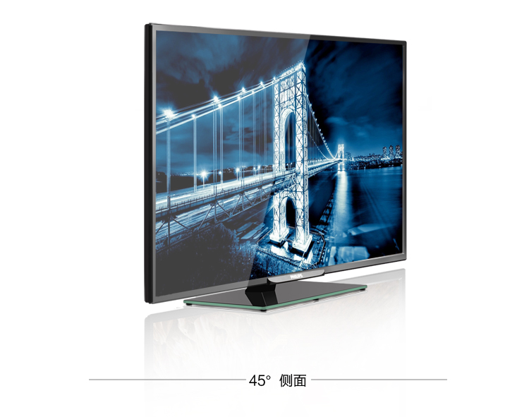 飞利浦（PHILIPS）49PFL3445/T3 49英寸 全高清LED液晶电视（黑色）