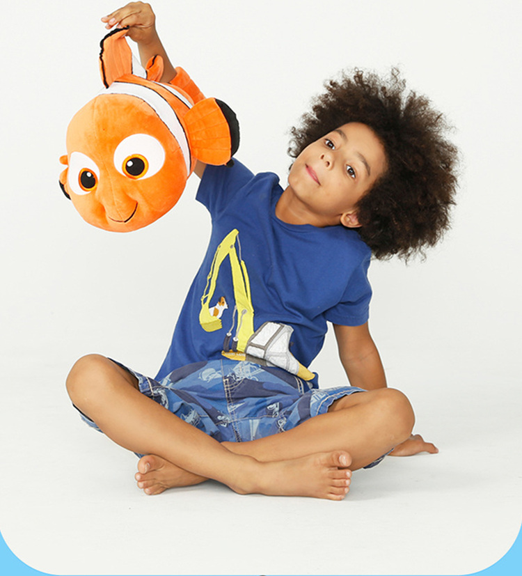 zoobies迪士尼玩具 抱枕空调毯绒毯三合一dy102 尼莫小丑鱼毛绒玩具