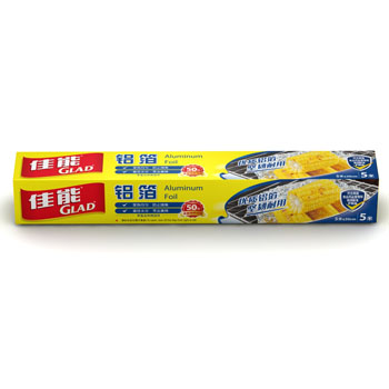
                                        
                                        佳能（Glad）5米烘焙烧烤铝箔锡纸四件套F5M（5m*30cm*4盒）                
