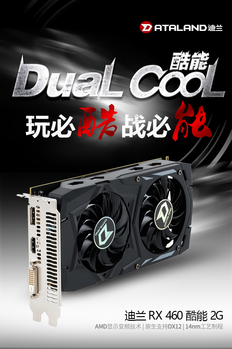 迪兰rx460酷能2g图片