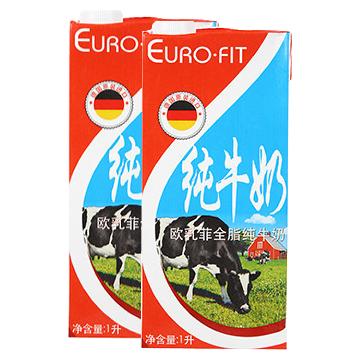 德國進口牛奶 euro fit 歐乳菲 全脂純牛奶 1l*12盒