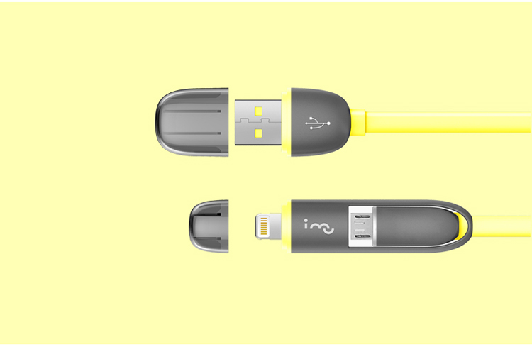 
                                        幻响（i-mu）苹果6/6s数据线充电线 安卓Micro二合一 iPhone5/6s/7 Plus/SE/iPad Air Mini 华为小米 绿色                